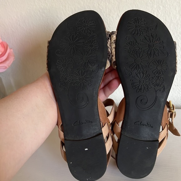 Clarks | Indira Rue Python Sandals - Picture 7 of 7